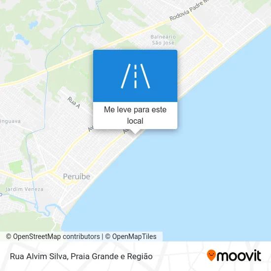 Rua Alvim Silva mapa