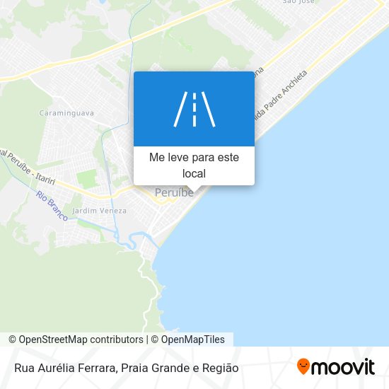 Rua Aurélia Ferrara mapa