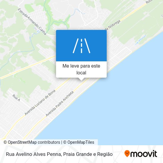 Rua Avelino Alves Penna mapa