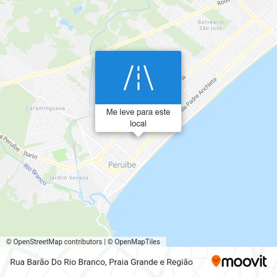 Rua Barão Do Rio Branco mapa