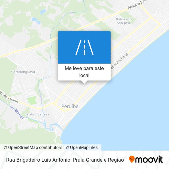 Rua Brigadeiro Luís Antônio mapa