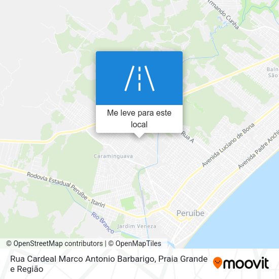 Rua Cardeal Marco Antonio Barbarigo mapa