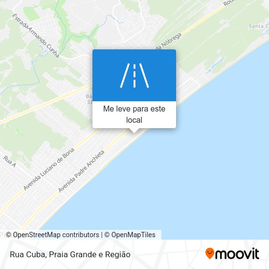 Rua Cuba mapa
