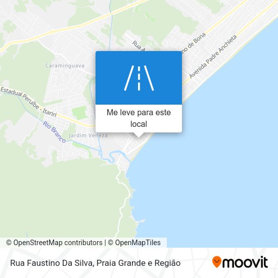 Rua Faustino Da Silva mapa