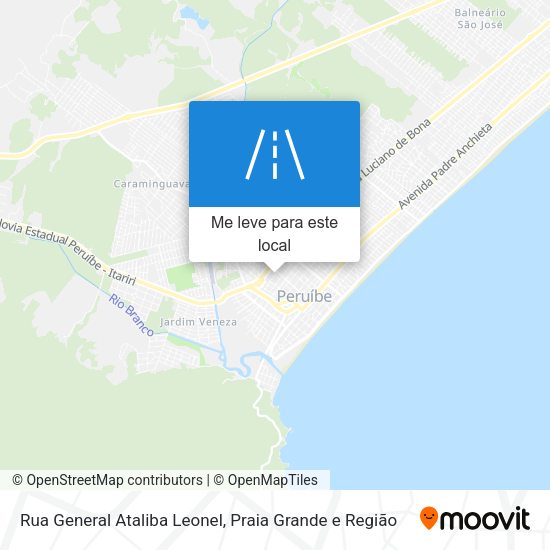 Rua General Ataliba Leonel mapa