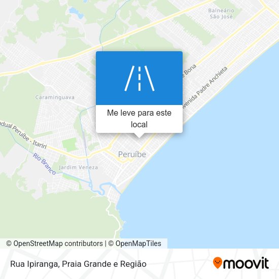 Rua Ipiranga mapa