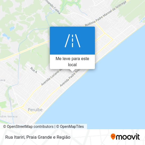 Rua Itariri mapa