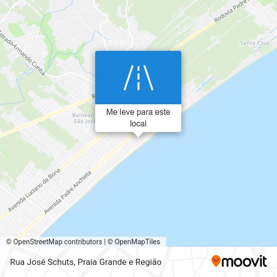 Rua José Schuts mapa