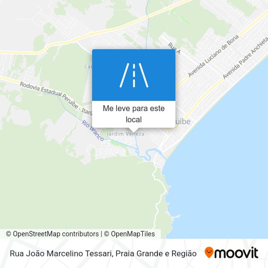 Rua João Marcelino Tessari mapa