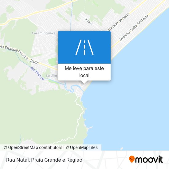 Rua Natal mapa