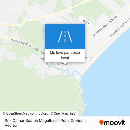Rua Osmar Soares Magalhães mapa