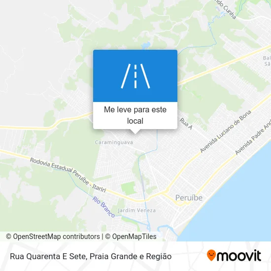 Rua Quarenta E Sete mapa