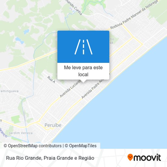 Rua Rio Grande mapa