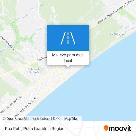 Rua Rubi mapa