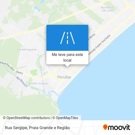 Rua Sergipe mapa