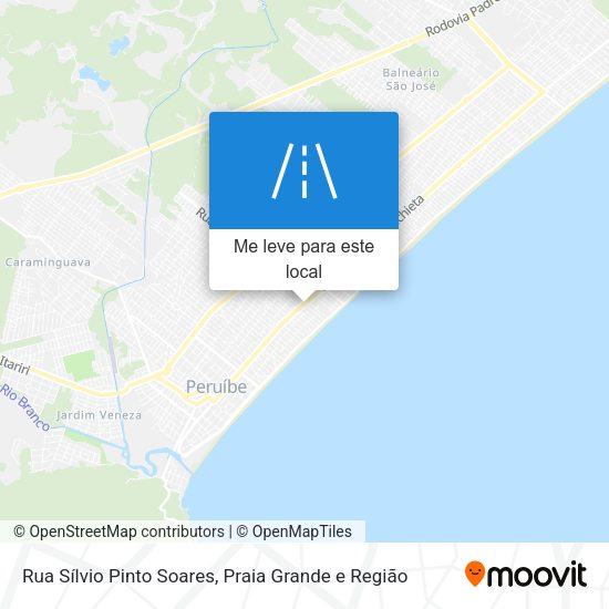 Rua Sílvio Pinto Soares mapa