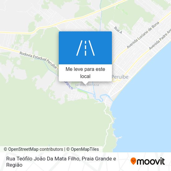 Rua Teófilo João Da Mata Filho mapa