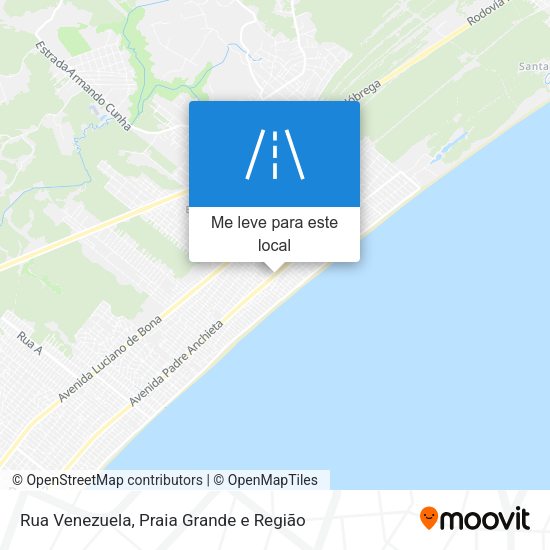 Rua Venezuela mapa