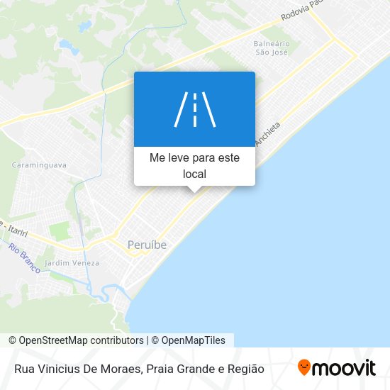Rua Vinicius De Moraes mapa