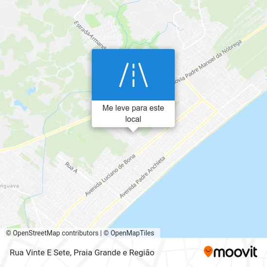 Rua Vinte E Sete mapa