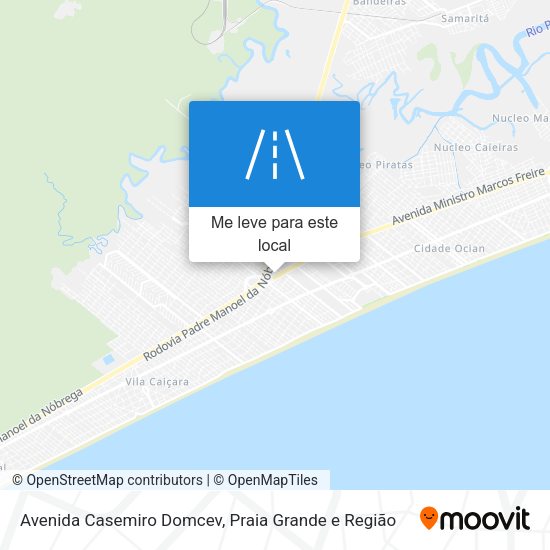 Avenida Casemiro Domcev mapa
