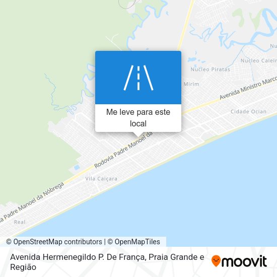 Avenida Hermenegildo P. De França mapa