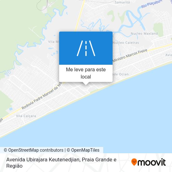 Avenida Ubirajara Keutenedjian mapa