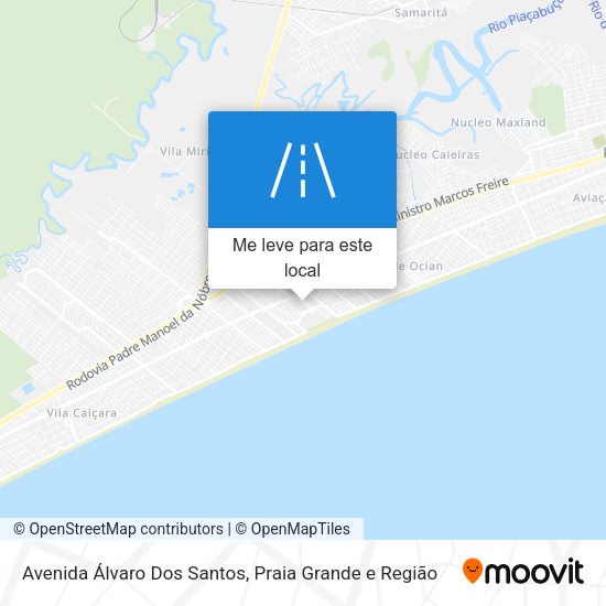 Avenida Álvaro Dos Santos mapa