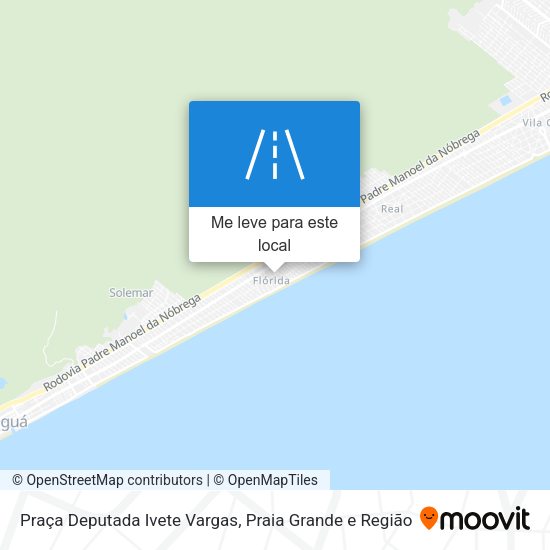 Praça Deputada Ivete Vargas mapa
