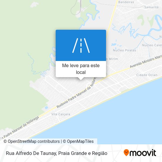 Rua Alfredo De Taunay mapa