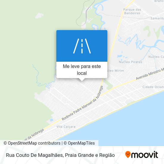 Rua Couto De Magalhães mapa