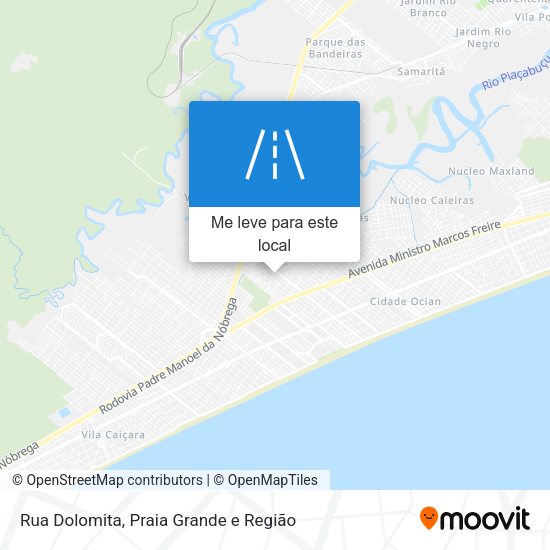 Rua Dolomita mapa