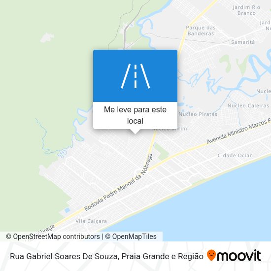Rua Gabriel Soares De Souza mapa