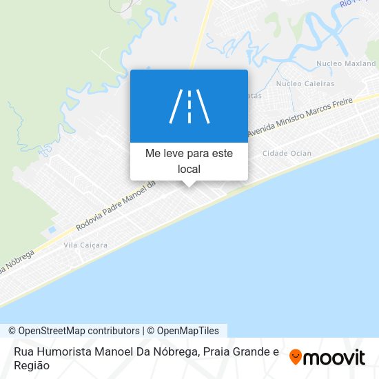 Rua Humorista Manoel Da Nóbrega mapa
