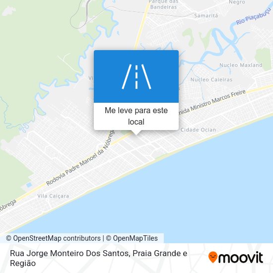 Rua Jorge Monteiro Dos Santos mapa
