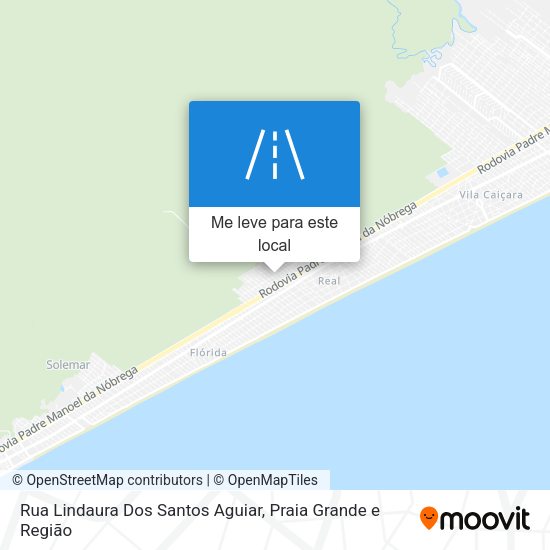 Rua Lindaura Dos Santos Aguiar mapa