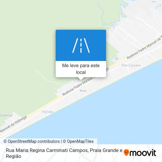 Rua Maria Regina Carminati Campos mapa