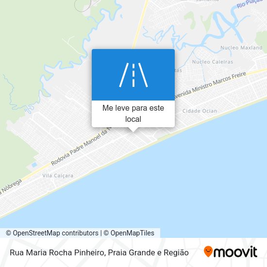 Rua Maria Rocha Pinheiro mapa
