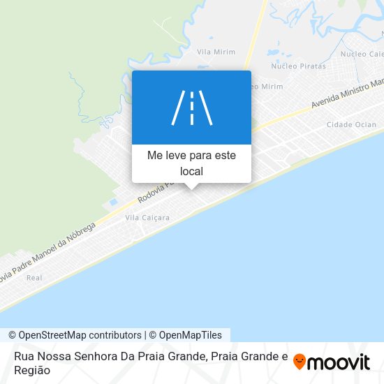 Rua Nossa Senhora Da Praia Grande mapa