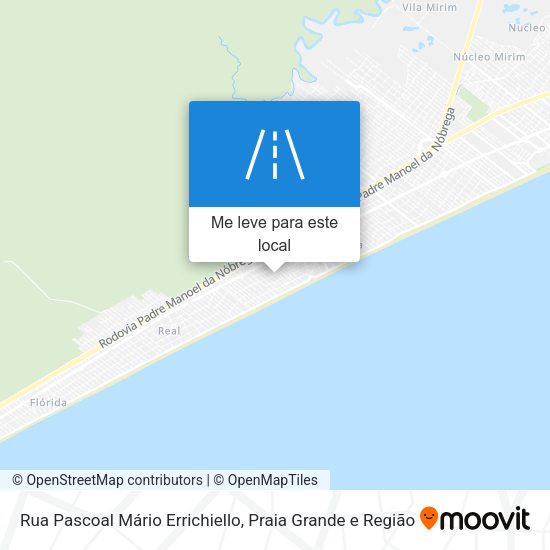 Rua Pascoal Mário Errichiello mapa