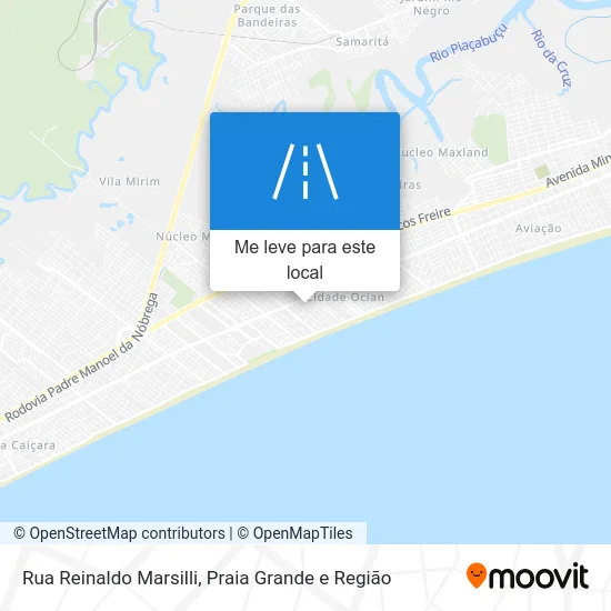 Rua Reinaldo Marsilli mapa