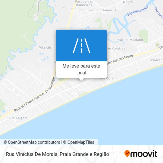 Rua Vinícius De Morais mapa