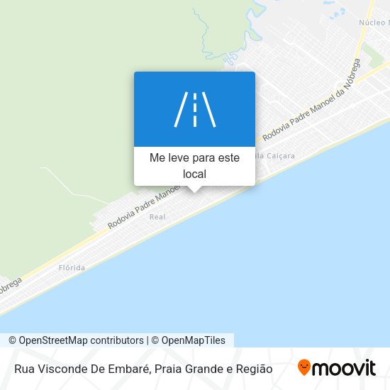 Rua Visconde De Embaré mapa