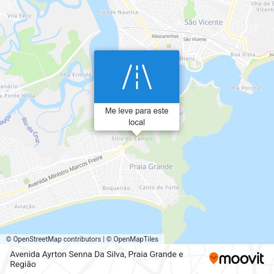 Avenida Ayrton Senna Da Silva mapa
