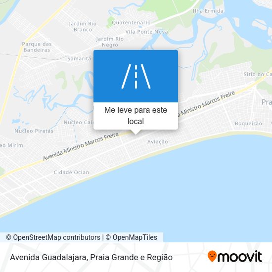 Avenida Guadalajara mapa