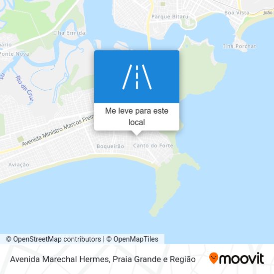 Avenida Marechal Hermes mapa