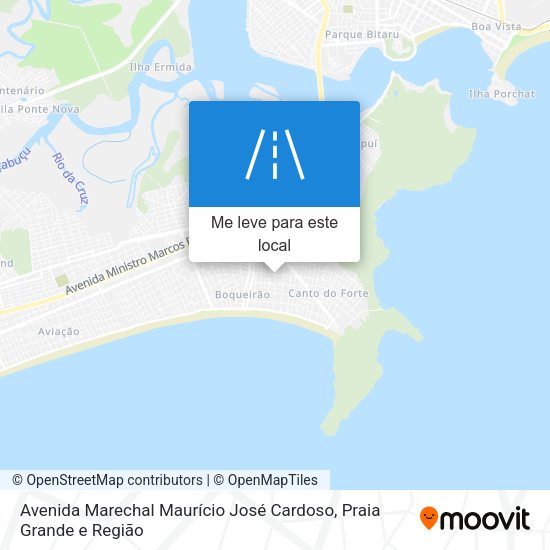 Avenida Marechal Maurício José Cardoso mapa