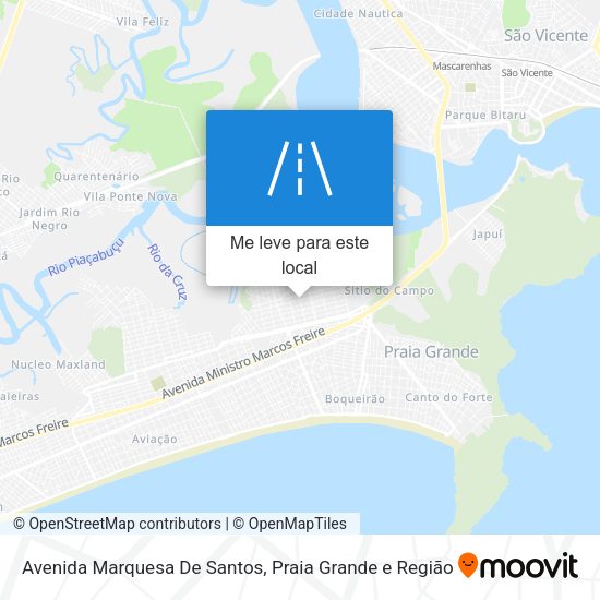 Avenida Marquesa De Santos mapa