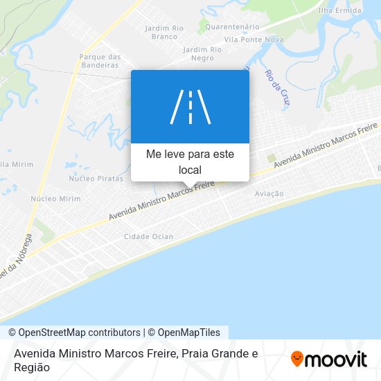 Avenida Ministro Marcos Freire mapa
