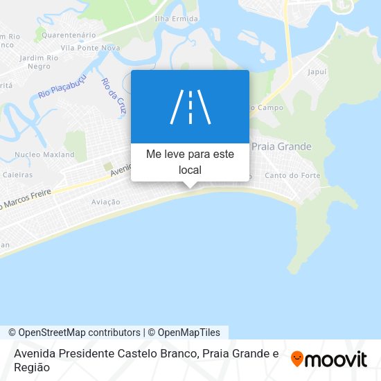 Avenida Presidente Castelo Branco mapa